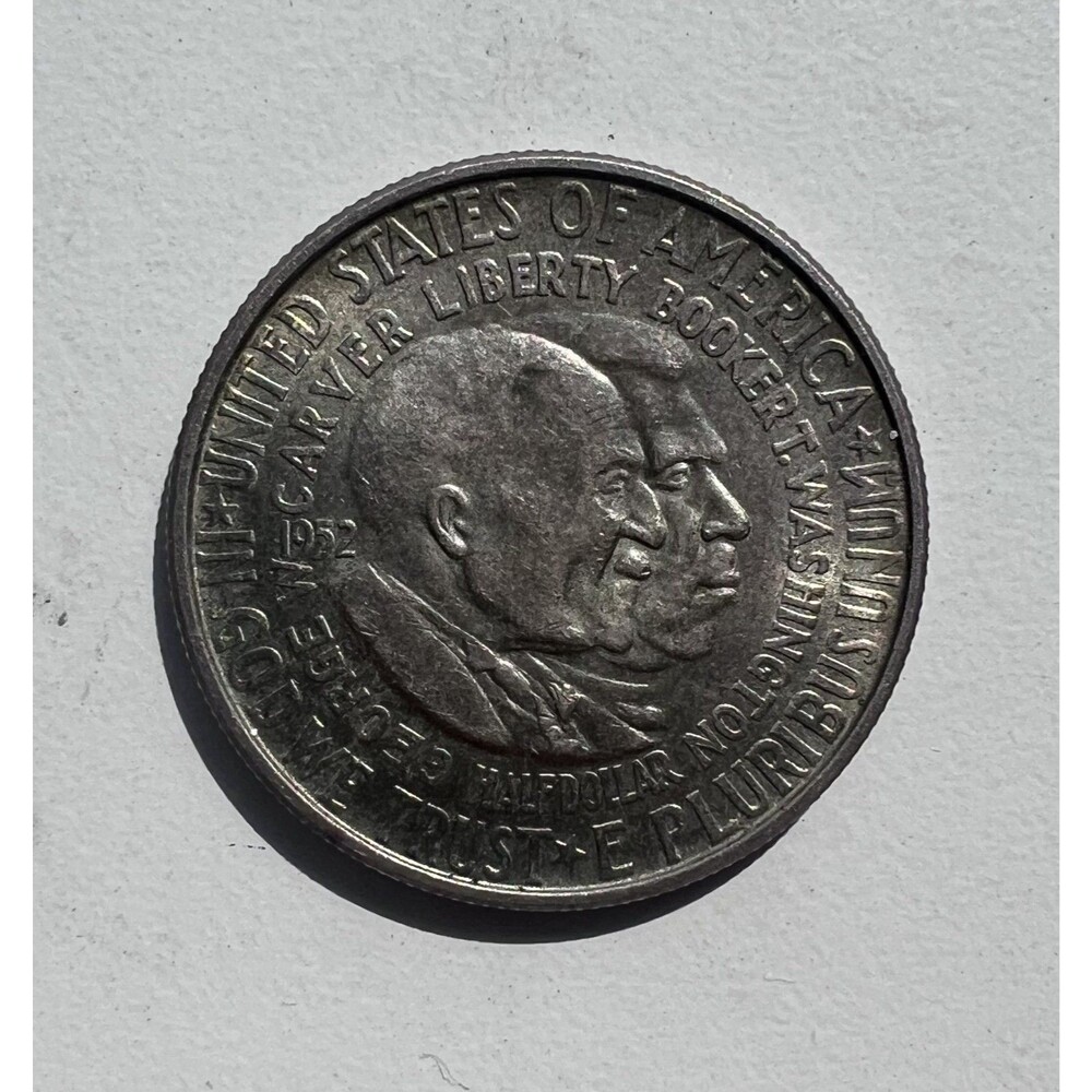 1952 George Washington Carver & Booker T. Washington Commemorative Half Dollar